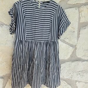 Striped Gray Dress
